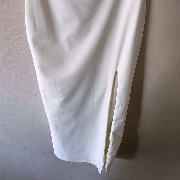 Revolve Super Down Amira Cut Out Dress in Ivory • XS - Picture 6 of 10